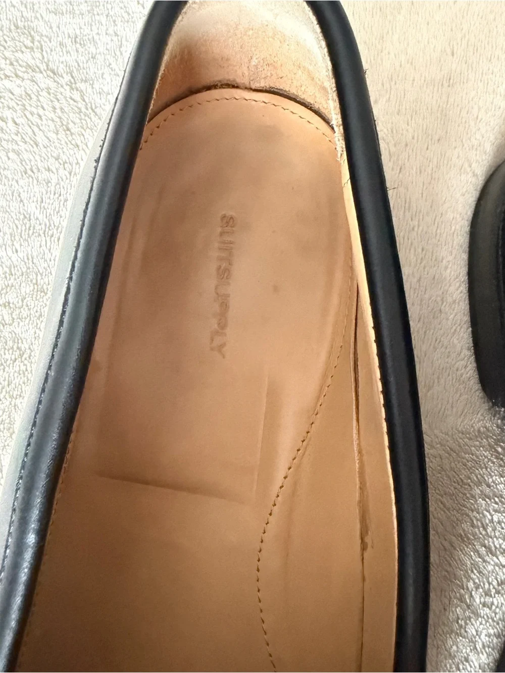 Suitsupply Black Penny Leather Loafers